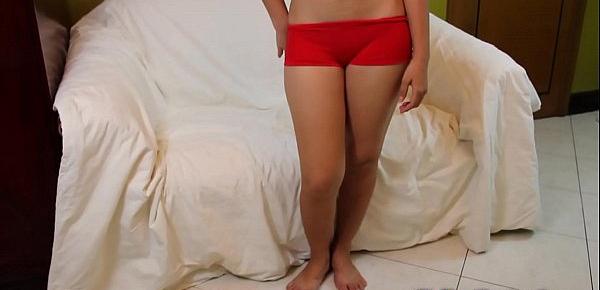  TRIKEPATROL Itty Bitty Tittie Asian Opens Her Legs For Boyfriend